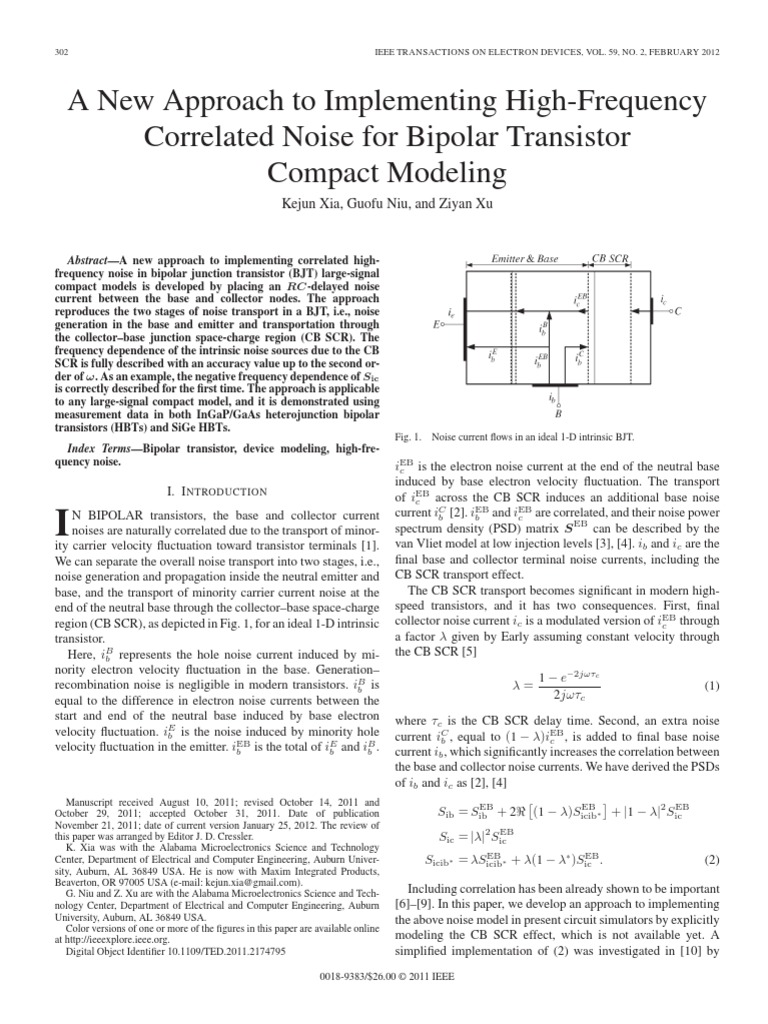 A New Approach To Implementing HighFrequency Correlated Noise For