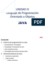 Unidad 4 Lenguaje de Programacion Java Parte 1