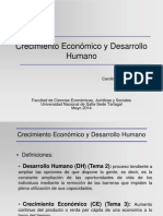 Crecimiento Economico y Desarrollo Humano