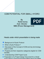 CDM Potential in Small Hydro Final