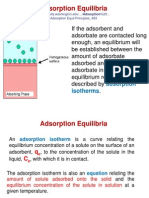 3. Adsorption Equilibria