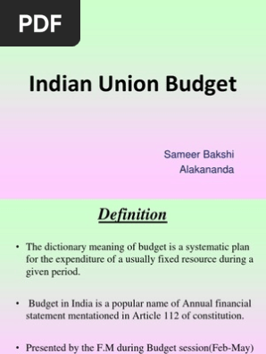 Budget