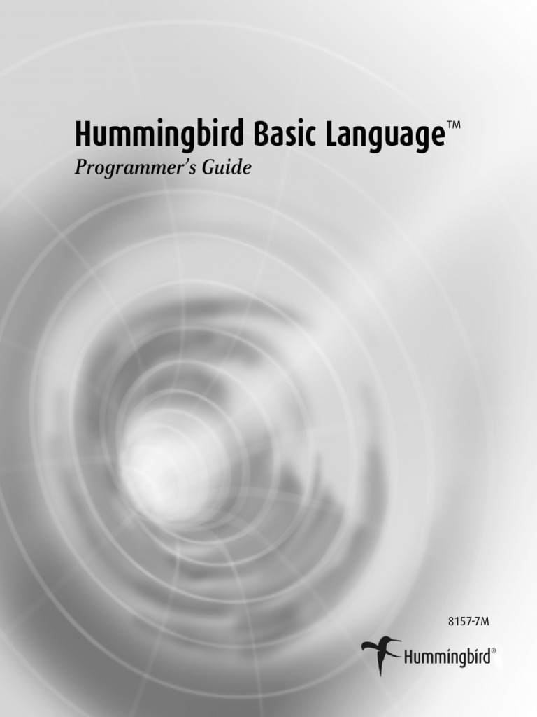 Hummingbird Basic | PDF | Subroutine | Parameter (Computer Programming)