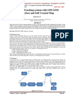 Vehicle Tracking System With GPS GSM Interface and Self Created Map