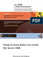 Installing and Upgrading to SQL Server 2008