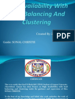 High Availability With Load Balancing and Clustering