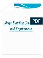 Generation Requirements Shape Funct