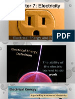 Electrical Energy & Power F5 Physics