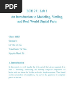 (ECE271) (11ES) (Group 1) Report Lab 1