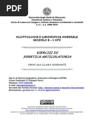 Esercitazione Trascrizione