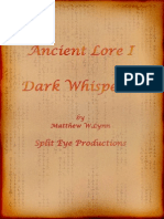 Ancient Lore I - Dark Whisperer