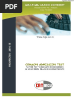 Download MGU CAT 2014 - Mahatma Gandhi University by AnweshaBose SN226727224 doc pdf