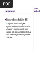 Aula de Saneamento - Esgoto