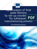 Optimisation of Final Plate Flatness by Set-Up Coordination For Subsequent Manufacturing Process (FinalPlateFlatness)