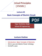 Electrical Principles (EV101) : Basic Concepts of Electric Circuit
