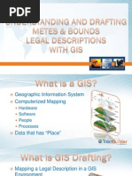Download Understanding and Drafting Metes  Bounds Descriptions In A GIS by TractBuilder Sales SN22675043 doc pdf