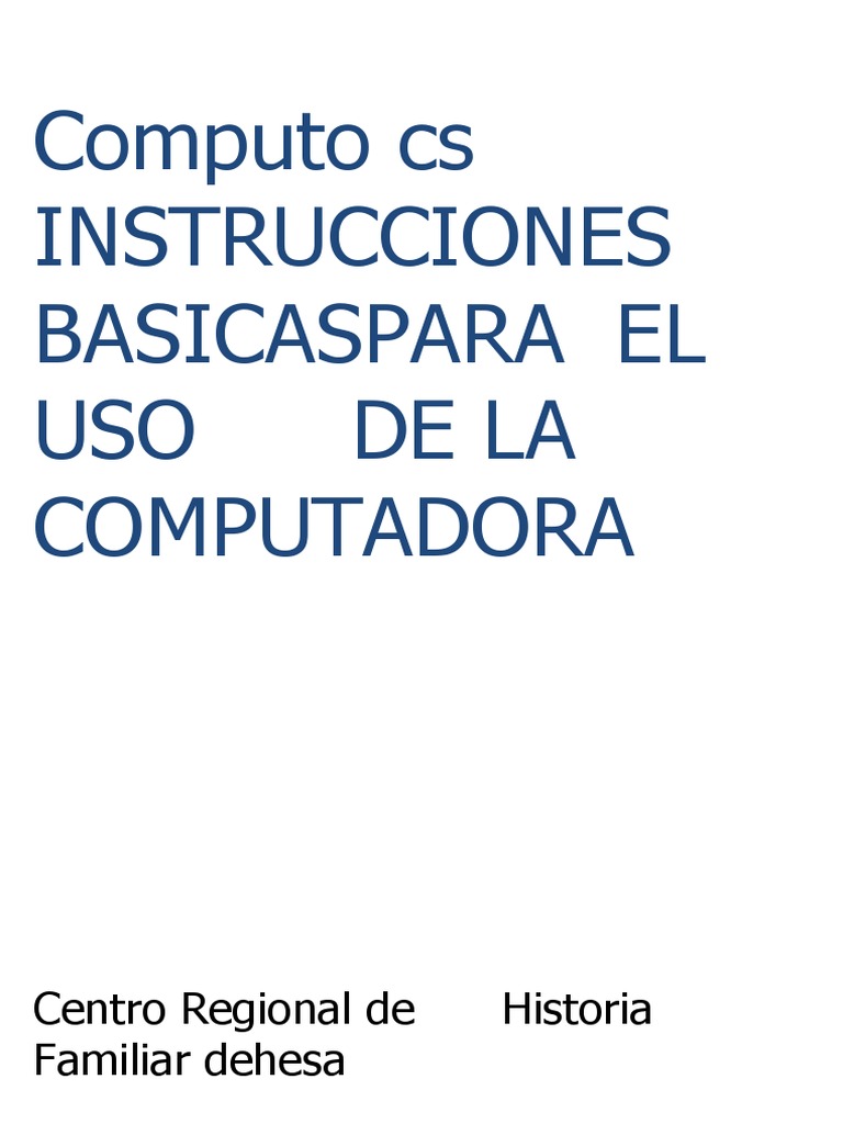 Computo Cs | PDF | Almacenamiento de datos de la computadora | Disco ...