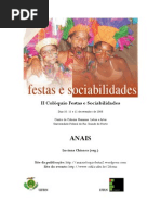 Colóquio Festas e Sociabilidades Anais Completo Lt