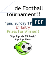 5 Aside Football Tournament