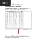 Spss Command Cheat Sheet