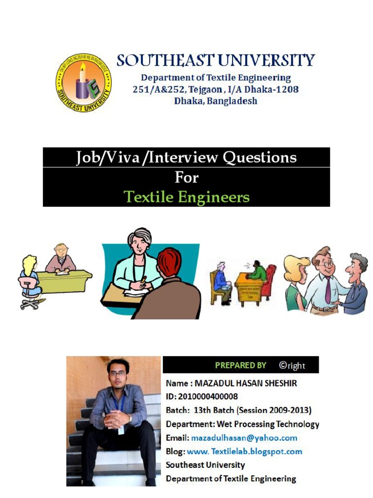 Job Viva Interview Questions For Textile Engineers Pdf Yarn