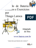 Estudos e Exercícios por Thiago Laroca (adaptado de batera com br)