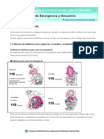 Casos de Emergencia y Desastres