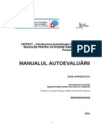 Autoevaluarea - Manual