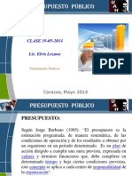 Presupuesto Publico Clase 19-05-2014