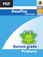 Desafios Matematicos Alumnos 5º Quinto Grado Primaria