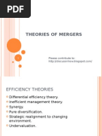 Theories of Mergers