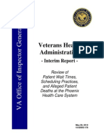 VA Inspector General Report