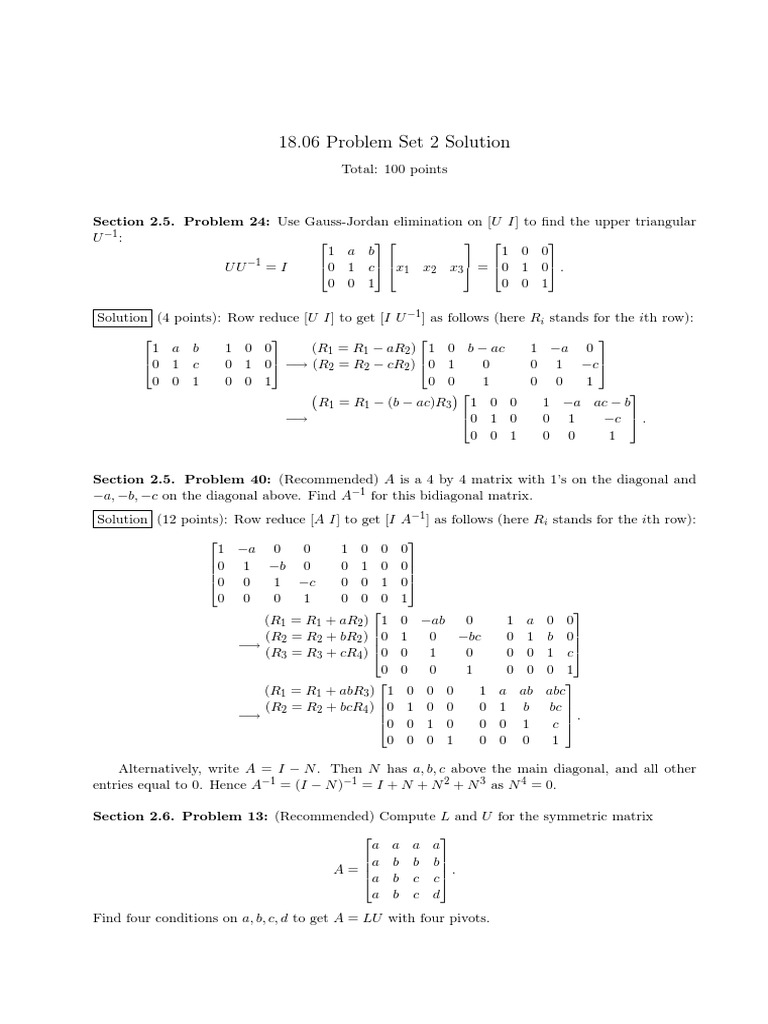 MIT18 | PDF | Science & Mathematics