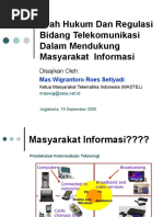 Download Arah Hukum Dan Regulasi Telekomunikasi by maswig SN22682382 doc pdf