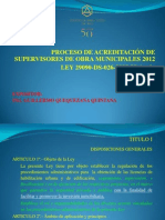 Curso Nacional_proceso_acreditación de Supervisores de Obra Municipales_2012