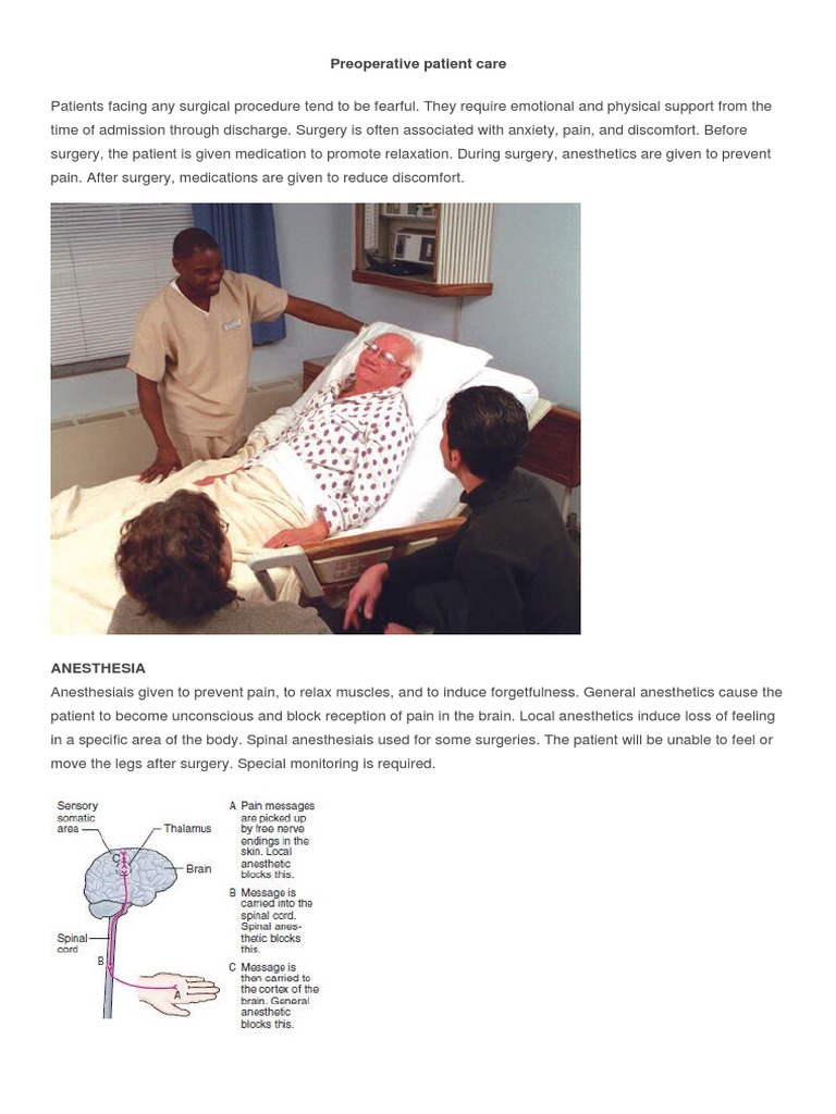 Preoperative Patient Care | PDF
