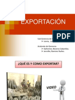 EXPORTACIÓN