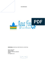 Plan Empresarial Agua Fina