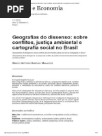 Geografias Do Dissenso_ Sobre Conflitos, Justiça Ambiental e Cartografia Social No Brasil