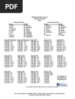 Download 2014 Pitching Machine League Schedule by Bellevue Recreation SN226837638 doc pdf