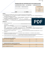 2.2 Resolución de Aprobación de Anteproyecto de Edificación