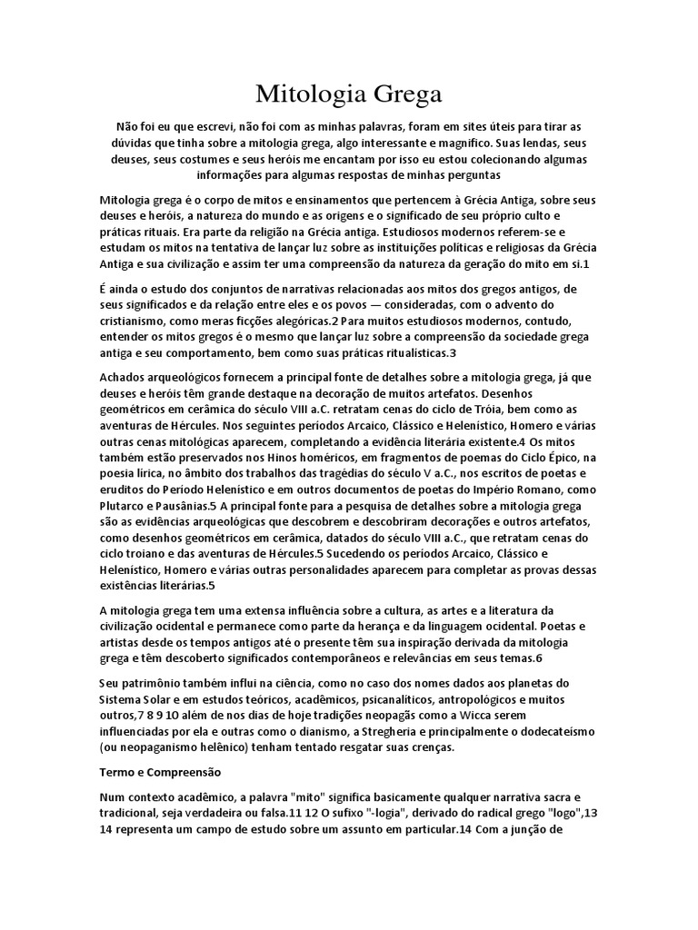 Mitologia Grega Pdf Mitologia Grega Hera