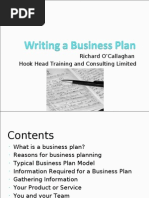 1 Writing A Business Plan