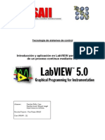 Introducción y Aplicación en LabVIEW para El Control de Un Proceso Continuo PID