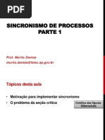 SO-11 Sincronismo de Processos Parte1