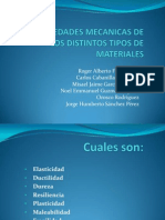 Propiedades Mecanicas de Los Distintos Tipos de Materiales