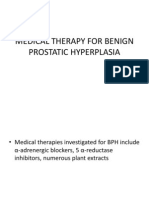 Medical Therapy For Benign Prostatic Hyperplasia