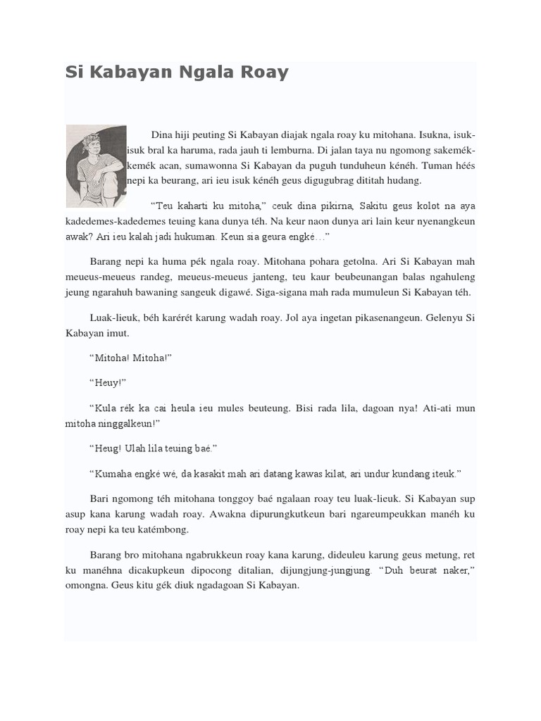 Si Kabayan Ngala Roay Pdf