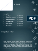 Filter Aktif & Pasif - Singkat