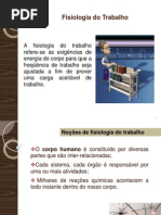 Fisiologia Do Trabalho - Posturas